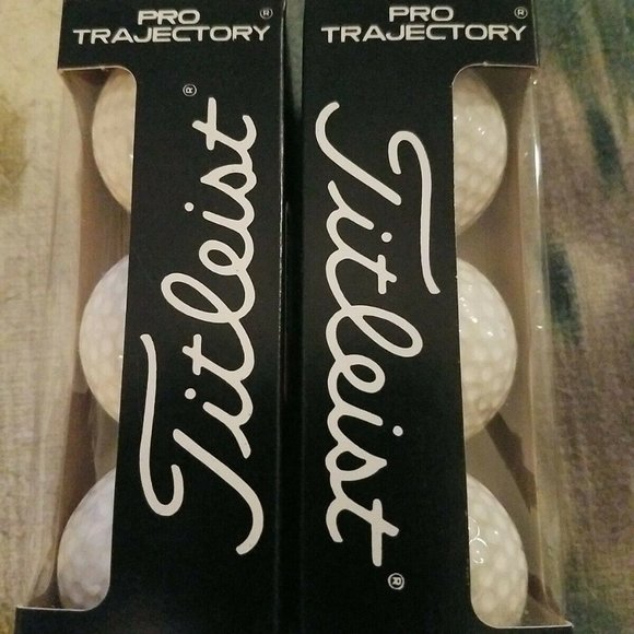 Titleist Pro Trajectory 90 3-Pack Golf Ball Two Sleeves #3 and #4 New - Picture 2 of 2